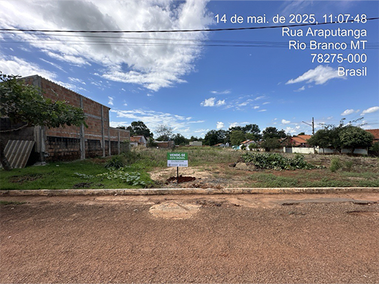 Terreno - Rio Branco - MT - Terreno Rural,Comercial,Industrial,Residencial,Terreno,Rural,Terreno Urbano - Não informado - leilão extrajudicial - Não informado BR - lance mínimo R$ 33.000