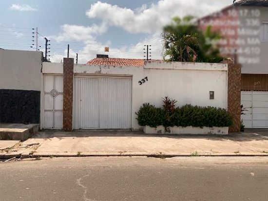 Casa - Santa Inês - MA - Terreno Rural,Residencial - Santa Inês/MA. Bairro Vila Militar. Rua Juscelino Kubitschek, 337. Casa. Áreas: construída 101,38m² e terreno 318,56m². Matrícula 7291 do 1º RI Local. - leilão extrajudicial - Não informado BR - lance mínimo R$ 129.000