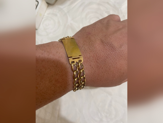 Pulseira Em Ouro 10K 27 Gramas - Conjunto de Bens Diversos,Informática,Eletroeletrônicos,Agrícolas - Máquinas e Implementos - Rua Gabiroba BOTUVERÁ SC - lance mínimo R$ 10.800