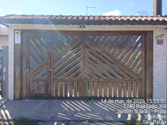 Casa - Itanhaém - SP - Comercial,Residencial - Rua Leão Xiii, 452, Casa 01, Jardim Suarão, Itanhaem, SP, 11740000. Casa, Padrão, Ocupado, 1 vaga(s) de garagem. Área(s): 88,84 m² de área construída, 88,84 m² de área privativa. Matrícula(s): 190.577. Cartório: CRI DE ITANHAEM. Inscrição da Prefeitura: 0350110030001018303 / Cadastro: 28798.  A ARREMATAÇÃO NÃO CONTEMPLA BENS MÓVEIS, VEÍCULOS E QUAISQUER OBJETOS QUE EVENTUALMENTE APAREÇAM NAS IMAGENS. - leilão extrajudicial - Não informado BR - lance mínimo R$ 231.840