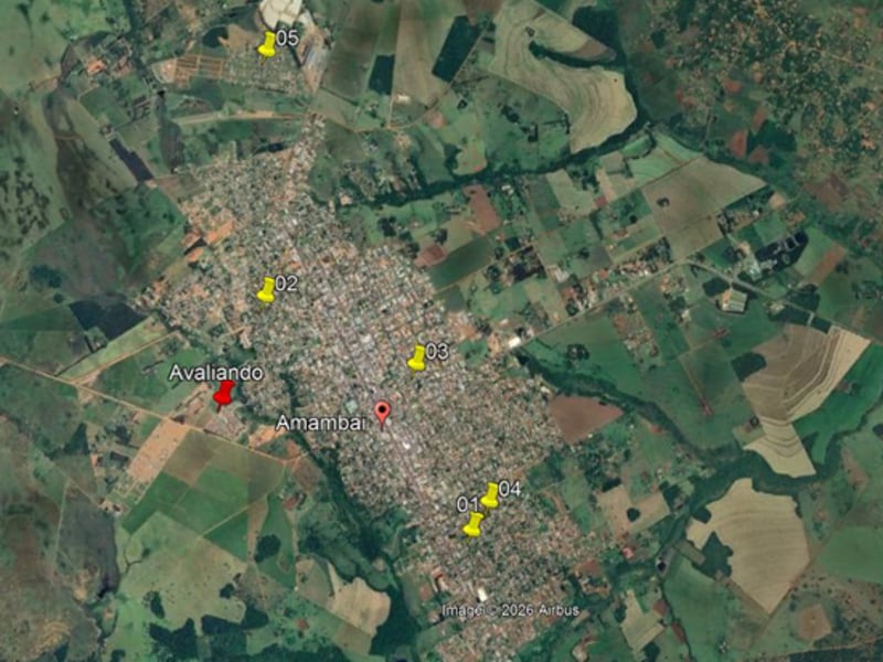 Terreno - Amambaí - MS, localizado em Amambai - MS, bairro Frac da Chácara