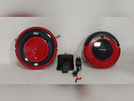 Lote com 2 Aspiradores: Robôs WAP e Multilaser