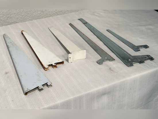 Conjunto de Suportes de Prateleira (510 unidades – 6 tipos distintos)