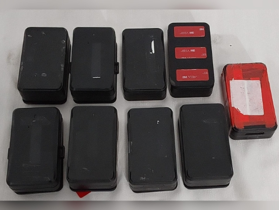 Lote Contendo Sucatas de 9 Rastreadores Veiculares