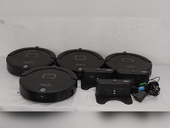 Lote Contendo Sucata de 4 Aspiradores Robôs Orion Multilaser