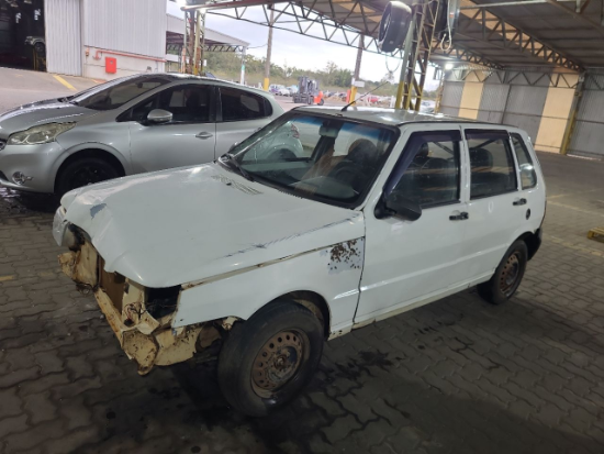 - Sucata Fiat Uno MILLE FIRE FLEX 2008 2008 Gas/Alc
