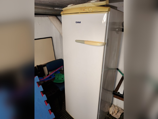 Lote contendo 01 sucata de Freezer Vertical, marca Consul.