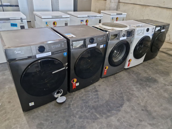 Lote contendo 4 LAVA-SECA e 1 LAVADORA marca Mídea.