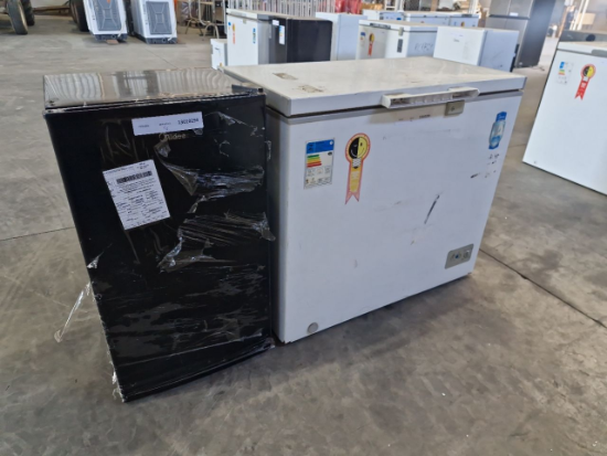 Lote contendo 1 frigobar e 1 FREEZER marca Mídea.