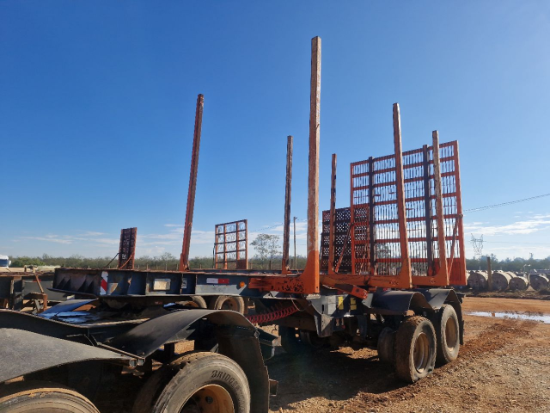 Lote contendo 2 Semirreboques SR Librelato BTFLDT 2E 2021 2021 Cinza e SR Librelato TTFLCTOR 2E 2021 2021 Cinza (Bitrem)