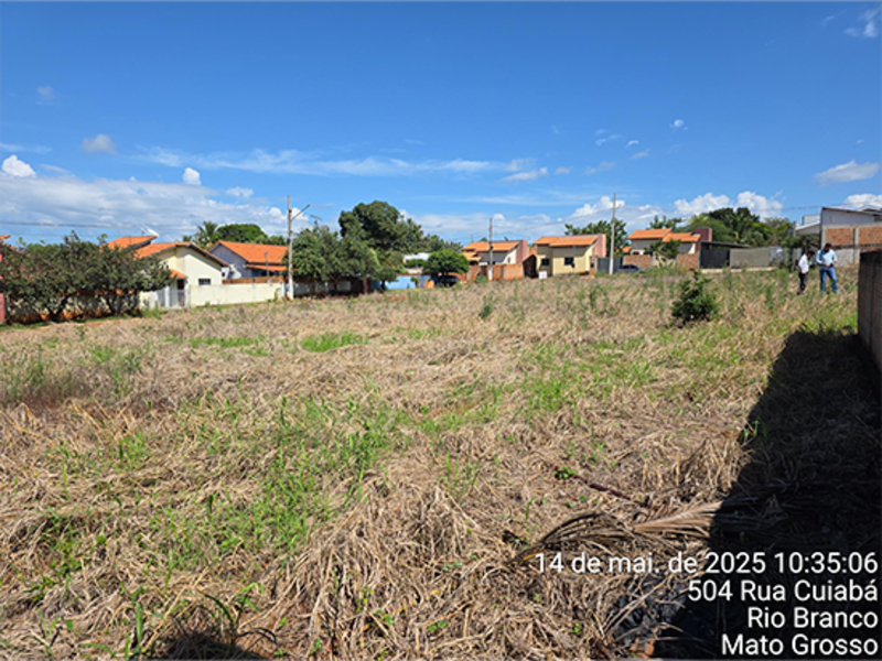 Terreno - Rio Branco - MT, localizado em Rio Branco - MT, bairro Bairro dos Operários