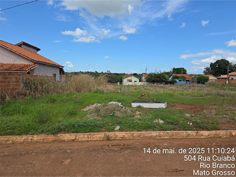 Terreno - Rio Branco - MT, localizado em Rio Branco - MT, bairro Bairro dos Operários