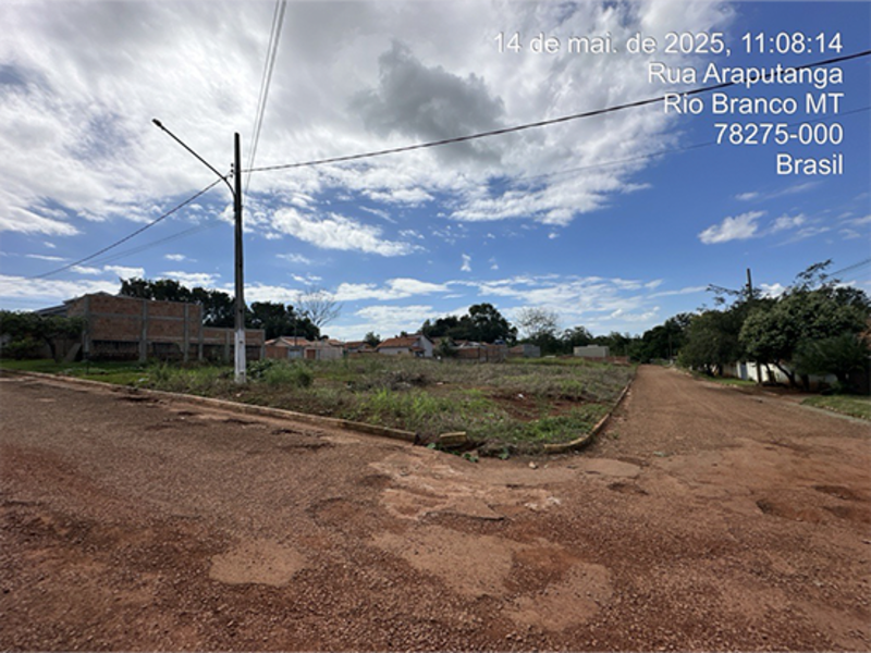 Terreno - Rio Branco - MT, localizado em Rio Branco - MT, bairro Bairro dos Operários