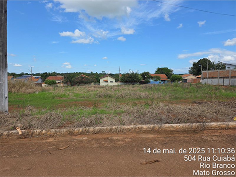 Terreno - Rio Branco - MT, localizado em Rio Branco - MT, bairro Bairro dos Operários
