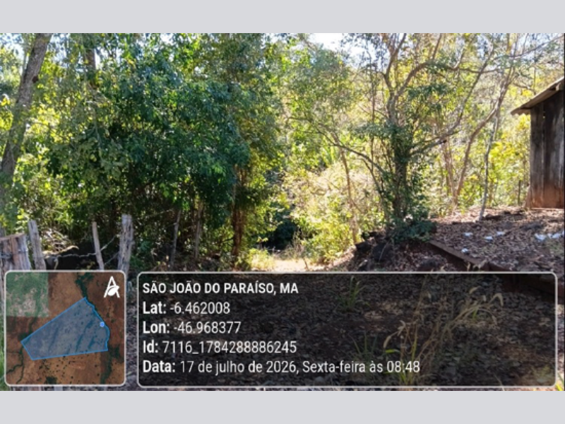 Terreno - São João do Paraíso - MA, localizado em São João Do Paraíso - MA
