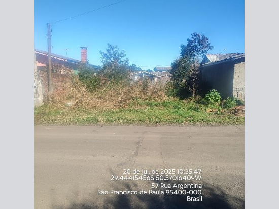 Terreno em leilão em São Francisco De Paula