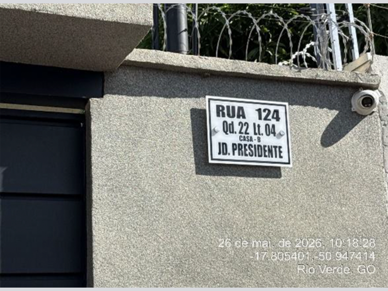 Casa - Rio Verde - GO, localizado em Rio Verde - GO, bairro Jardim Presidente