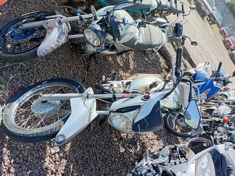 Honda CG 2019 em leilão
