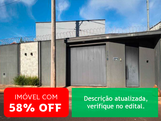 Casa em leilão em Ituiutaba